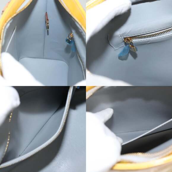 LOUIS VUITTON Monogram Vernis Houston Hand Bag Gris M91053 - Picture 12 of 13